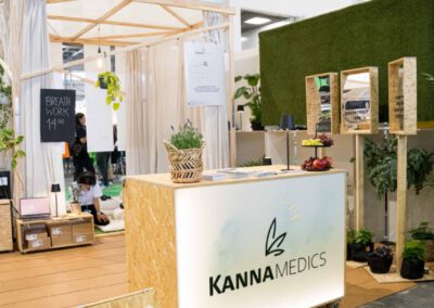 Kanna Medics Messestand